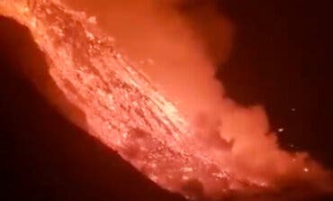 Así ha sido la llegada de la lava del volcán de La Palma al mar