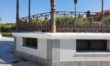 Alcalá de Henares restaura el quiosco de la música de la Plaza de Cervantes