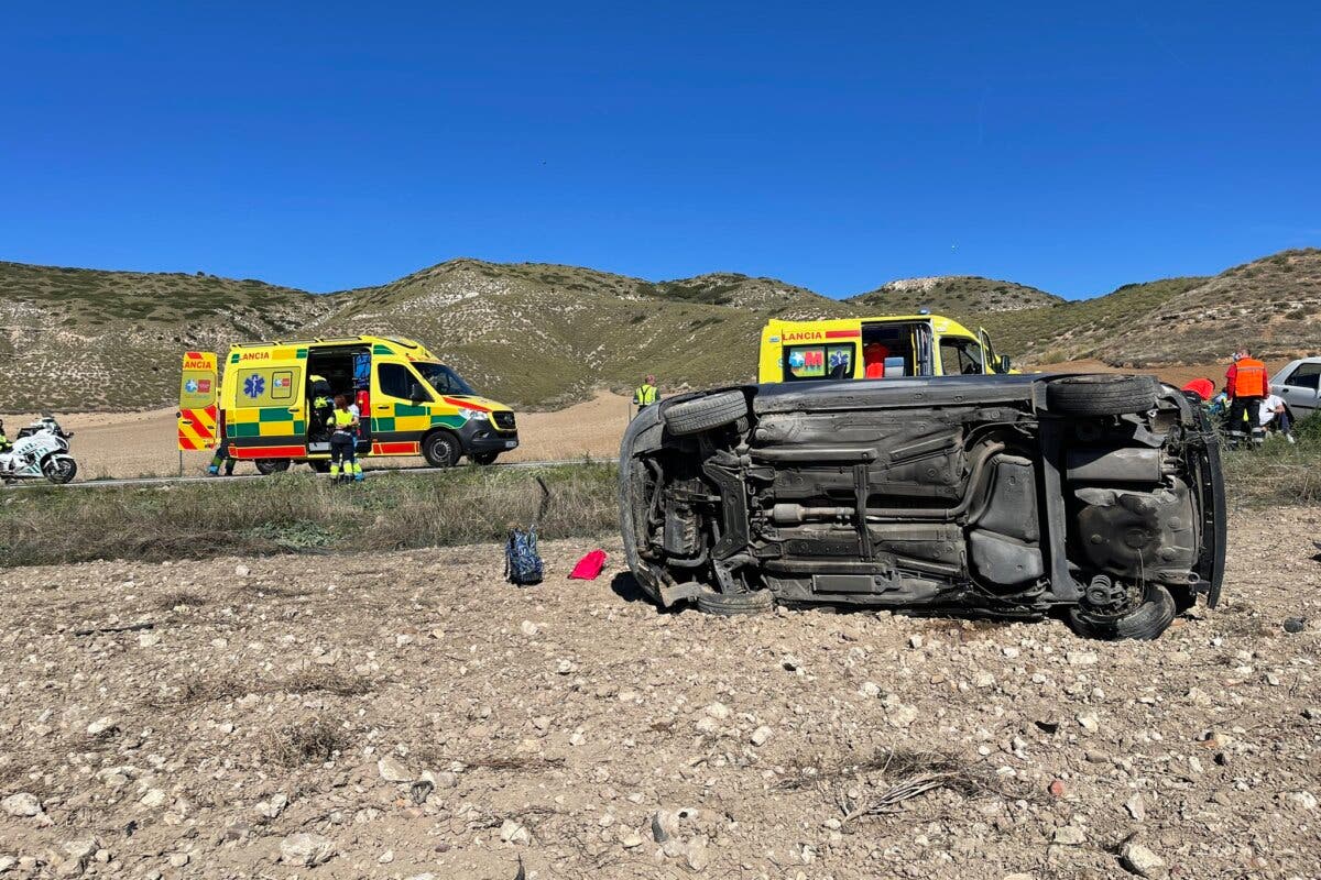 Muere un niño de 9 años en un accidente de tráfico en Valverde de Alcalá 