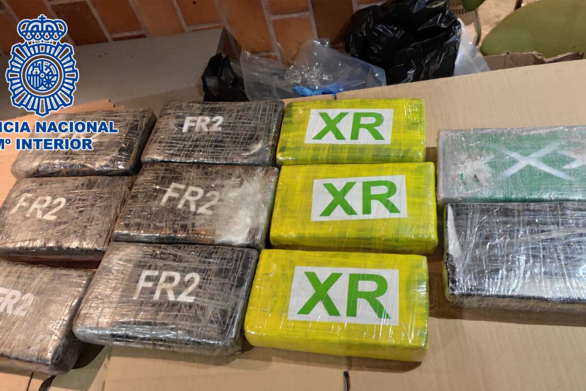La Policía Nacional interviene 150 kilos de cocaína en un parking de Madrid