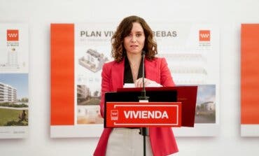 Ayuso anuncia el inicio de las obras de los primeros pisos de alquiler asequible 