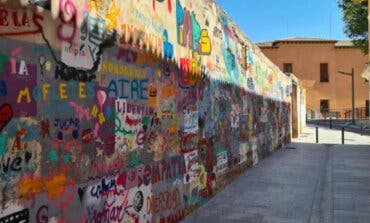 Operarios de limpieza borran por error un mural artístico en una calle de Guadalajara 