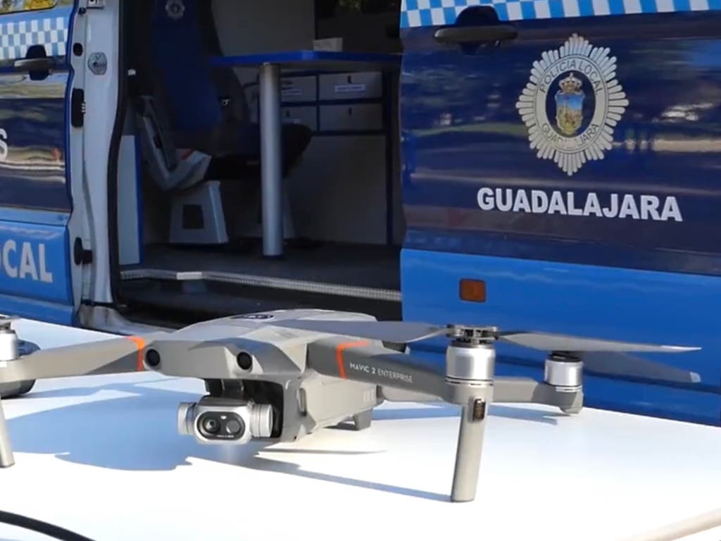 Guadalajara incorpora drones para detectar incendios, vigilar aglomeraciones y controlar el tráfico
