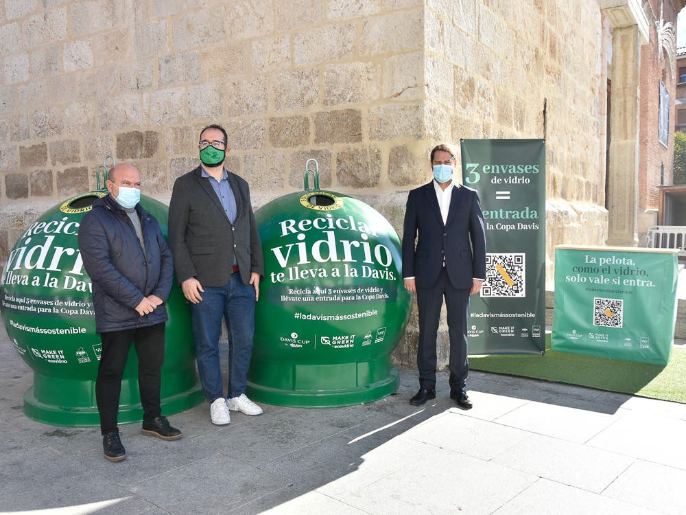 Torrejón y Ecovidrio premian el reciclaje de vidrio regalando entradas para la Copa Davis