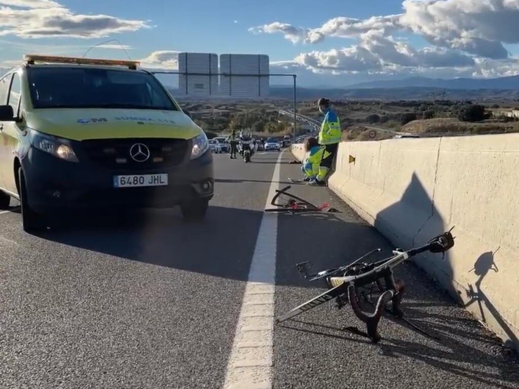 Muere un ciclista tras ser arrollado por un coche en la M-509