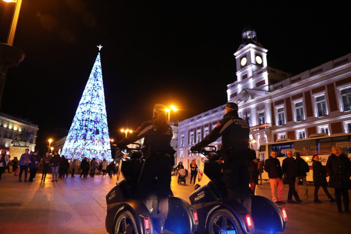 Madrid refuerza la seguridad por Navidad con drones, calles de sentido único y patrullas antihurtos