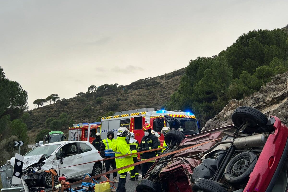 Un muerto y tres heridos en un accidente de tráfico en la M-501