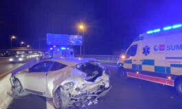 Cuatro heridos en un accidente de tráfico en la A-2, en Alcalá de Henares 