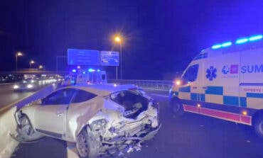 Cuatro heridos en un accidente de tráfico en la A-2, en Alcalá de Henares 