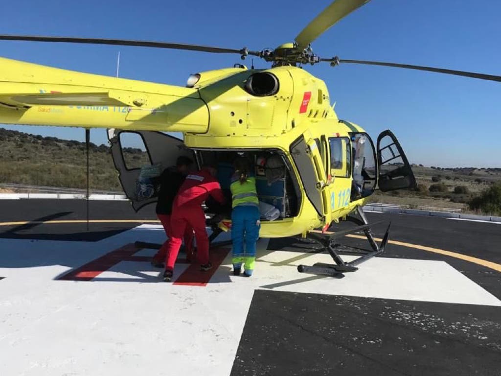 Herido grave un trabajador al ser arrollado por un toro mecánico en una empresa de Navas del Rey