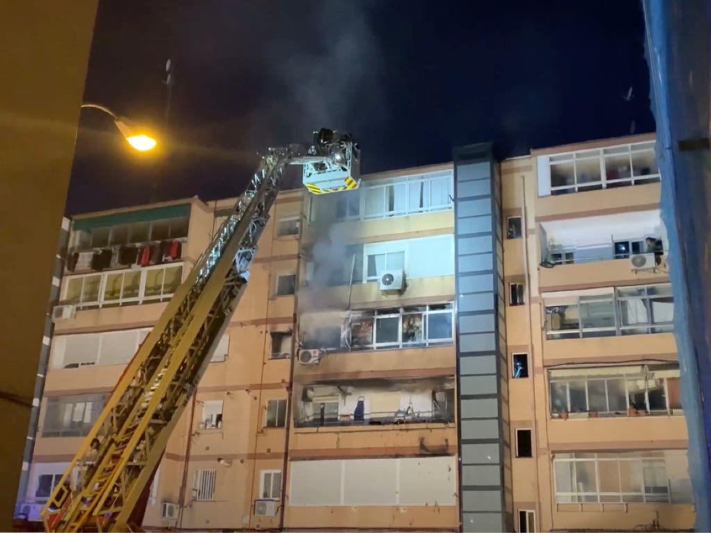 Un incendio con varios intoxicados deja al descubierto un laboratorio de cocaína en Usera 