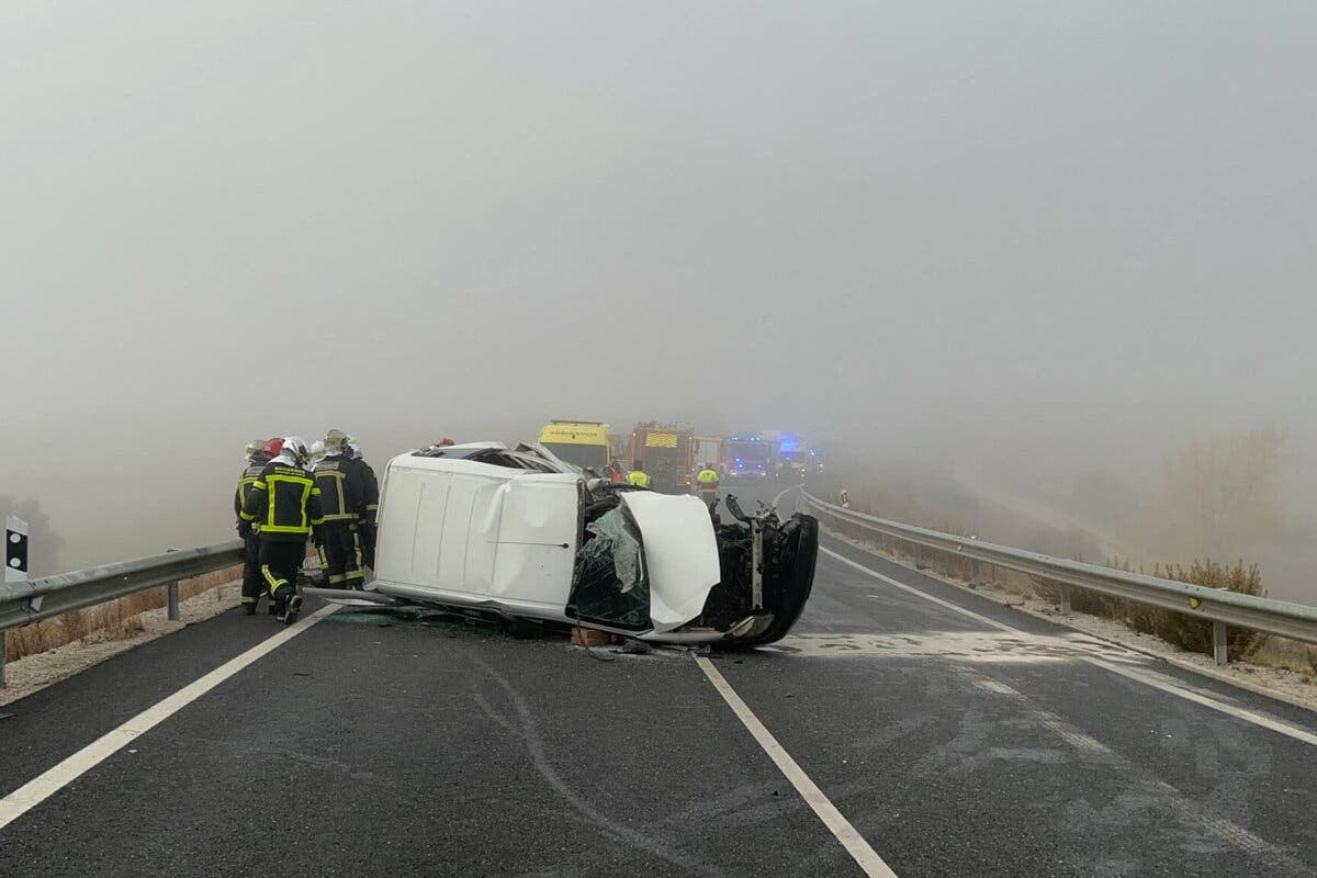 Accidente mortal en la M-600, a la altura de Navalcarnero