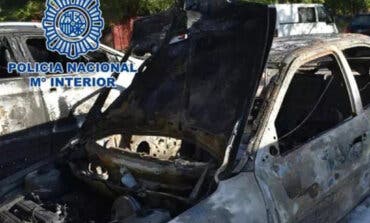 Detenido un hombre por incendiar 15 vehículos en Coslada