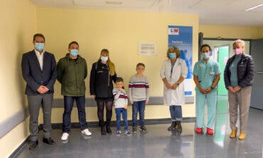 El Hospital de Torrejón de Ardoz rindió homenaje a Iker, el primer bebé nacido en el centro sanitario