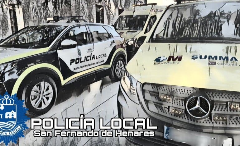Salvan la vida a un anciano hallado inconsciente en San Fernando de Henares