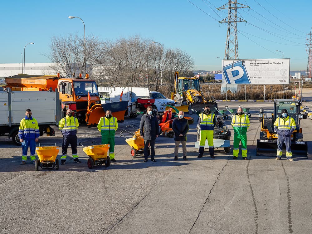 Torrejón de Ardoz tiene preparado un amplio dispositivo para hacer frente a las posibles nevadas