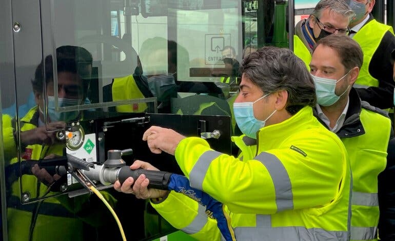Torrejón de Ardoz estrena el primer autobús de hidrógeno de la región