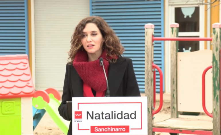 Ayuso presenta el plan para aumentar la natalidad en Madrid «más ambicioso de Europa» 