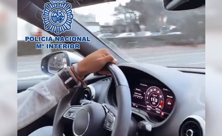 Detenido por conducir a 113 Km/h por la Castellana y subir el vídeo a las redes sociales 