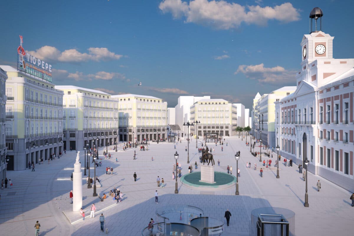 Madrid inicia la reforma de la Puerta del Sol: así será la nueva plaza 