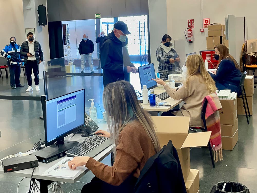 Comienza el segundo reparto gratuito de test covid en Torrejón de Ardoz