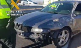 Espectacular detención esta mañana en la A-2 de los atracadores de un banco en Guadalajara 