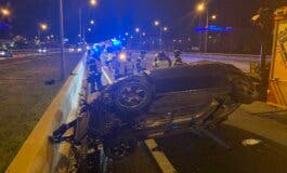 Muere un joven de 35 años en un choque frontal en la A-2 