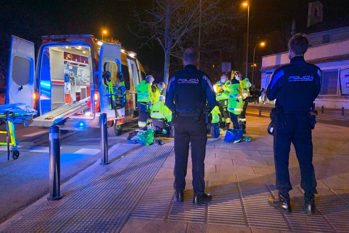 Herido grave un hombre de 71 años tras ser atropellado por una furgoneta en Entrevías  