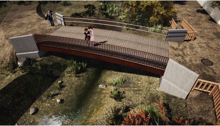 Alcalá de Henares adjudica las obras para construir una pasarela sobre el arroyo Camarmilla 