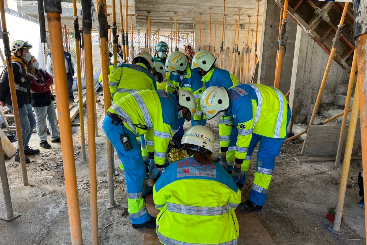 Muere un hombre y otro resulta herido grave en dos accidentes laborales en la Comunidad de Madrid