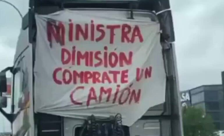 Nueva marcha lenta de camiones desde San Fernando de Henares por las carreteras de Madrid