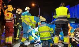 Muere un joven de 29 años y su novia resulta herida grave en una colisión frontal entre dos vehículos en Getafe