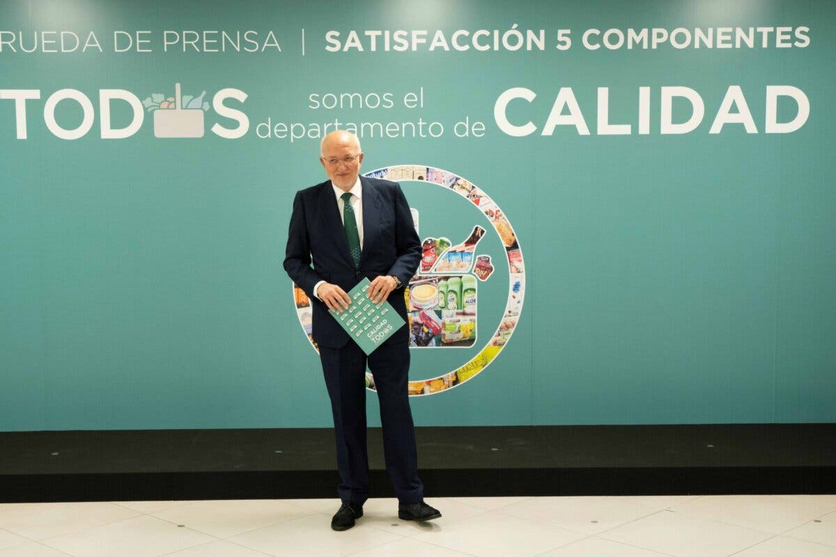 Mercadona factura un 3,3% más en 2021 y Roig garantiza el abastecimiento en España 
