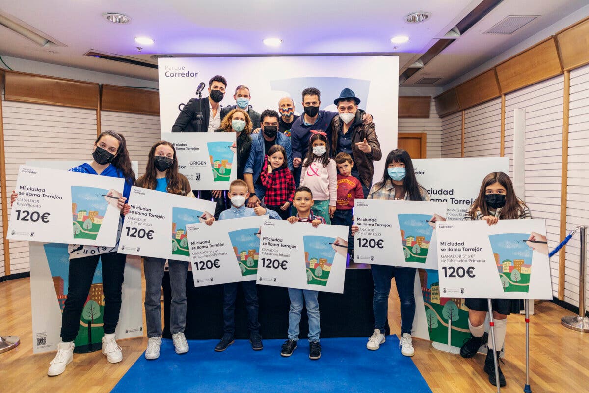 Gran éxito del concurso de dibujo «Mi ciudad se llama Torrejón» en Parque Corredor