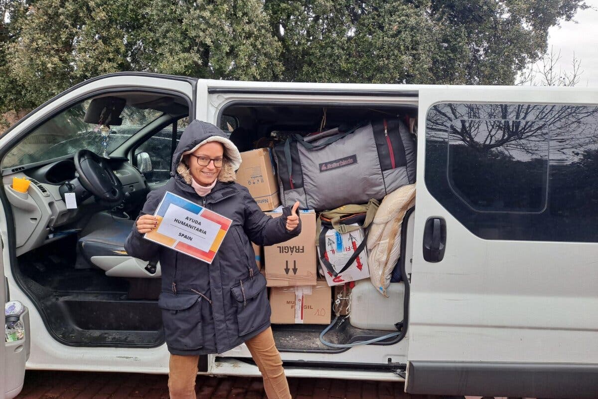 Una vecina de Torrejón de Ardoz, rumbo a Polonia para llevar ayuda humanitaria y traer refugiados 