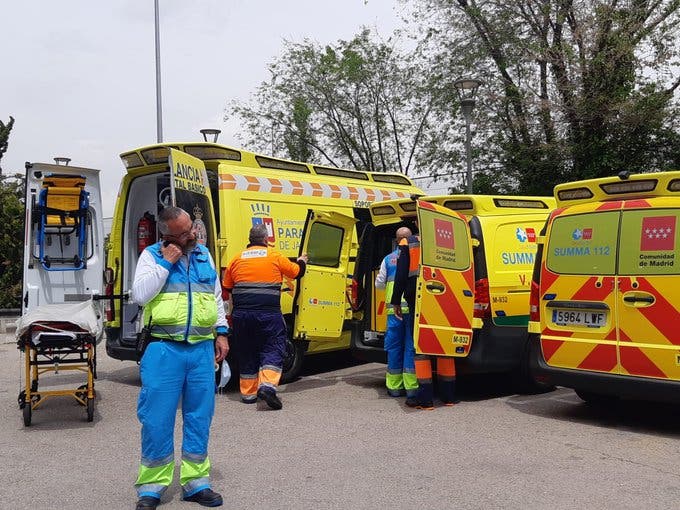 Rescatado un ciclista en estado grave tras sufrir una caída en Paracuellos de Jarama