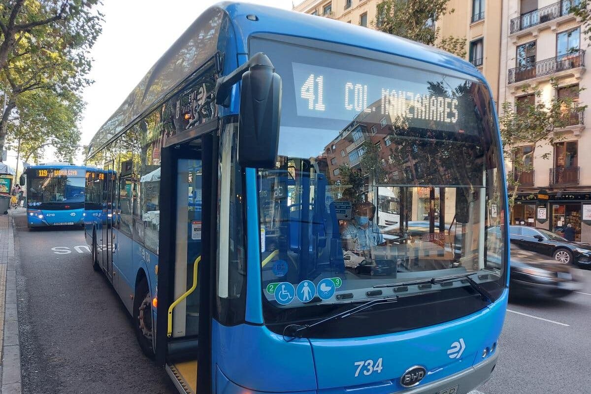Viajar en los autobuses de la EMT de Madrid será gratis el martes y el miércoles