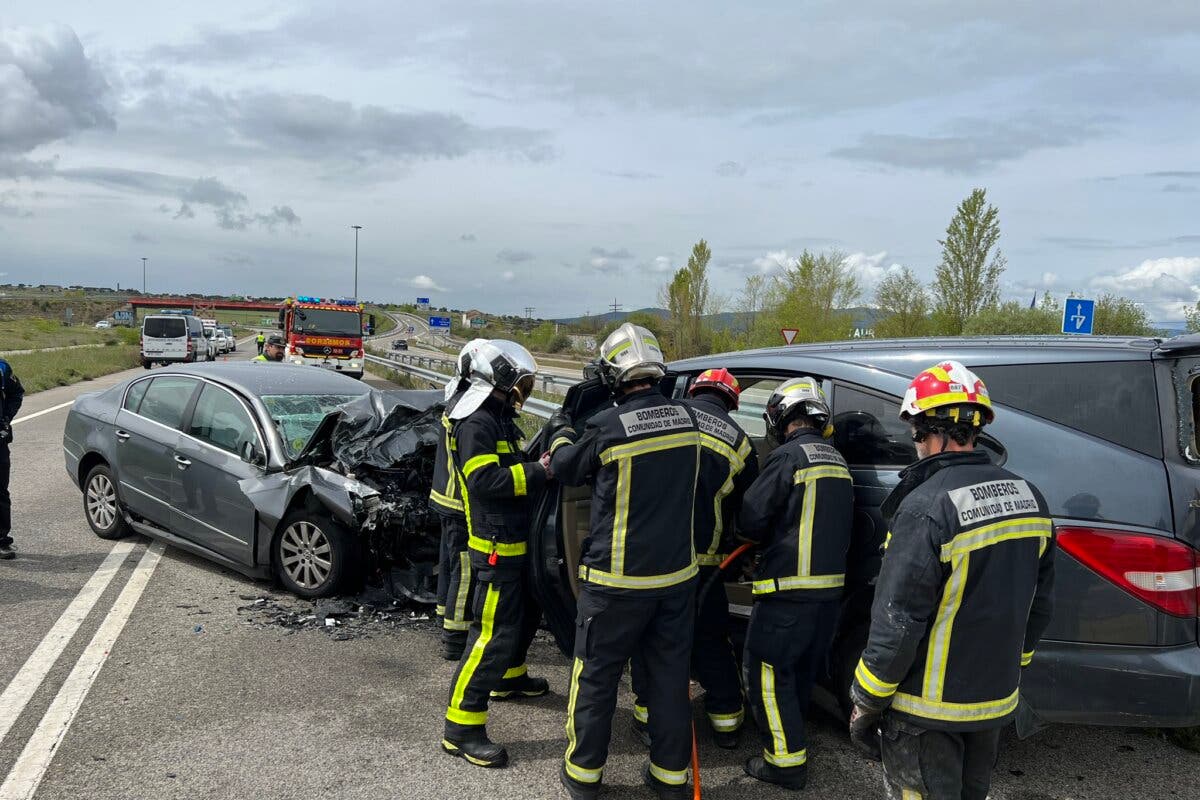 Dos muertos y tres heridos en dos accidentes ocurridos en la M-609