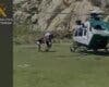 Rescatados en helicóptero dos menores tras lesionarse en las piernas en La Pedriza