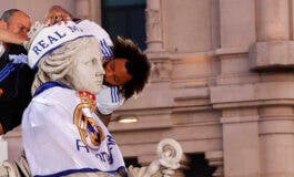 El Real Madrid celebró en Cibeles su 35 Liga 