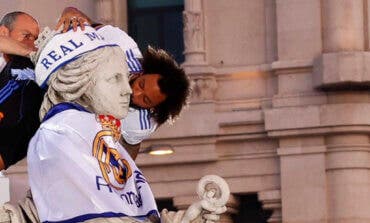 El Real Madrid celebró en Cibeles su 35 Liga 