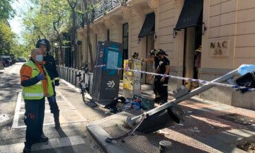 Herida grave una mujer atropellada en Madrid por un vehículo que ha invadido la acera