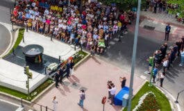 Emotivo homenaje a las víctimas del COVID-19 en Torrejón de Ardoz
