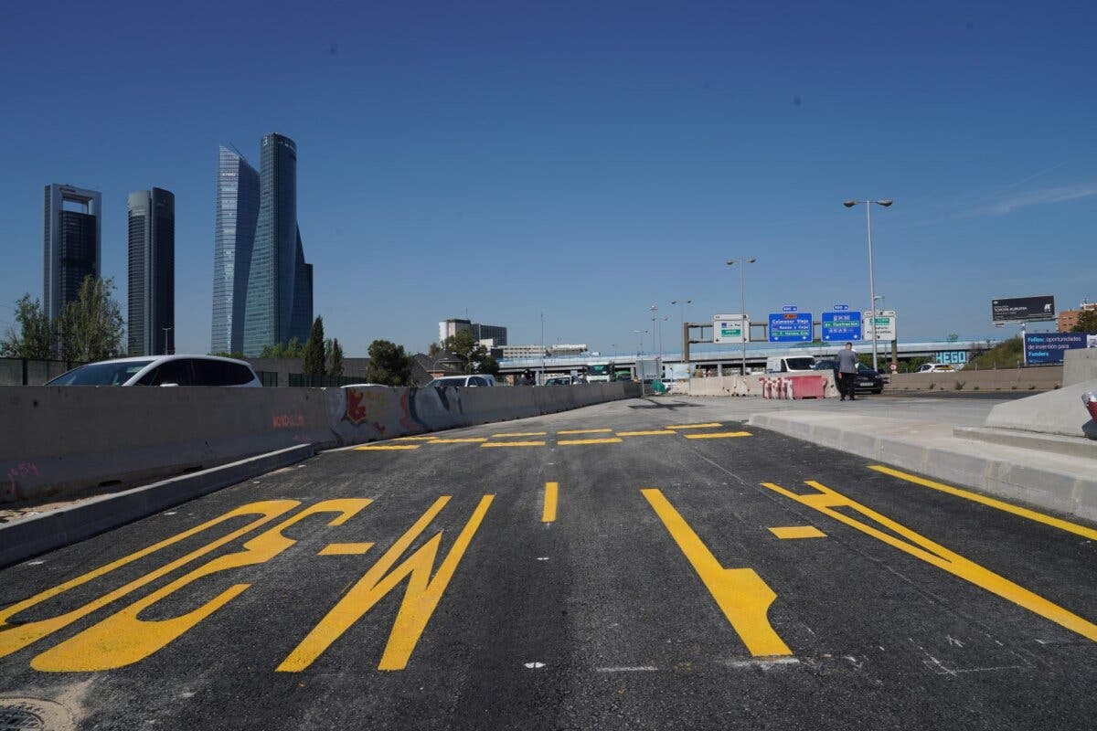 Abierto ya al tráfico en Madrid el primer paso inferior del Nudo Norte