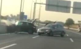Investigan a un conductor que provocó un accidente en Alcalá de Henares para un vuelco de droga 