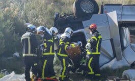 Mueren dos conductores al chocar un turismo y un camión en Aranjuez 