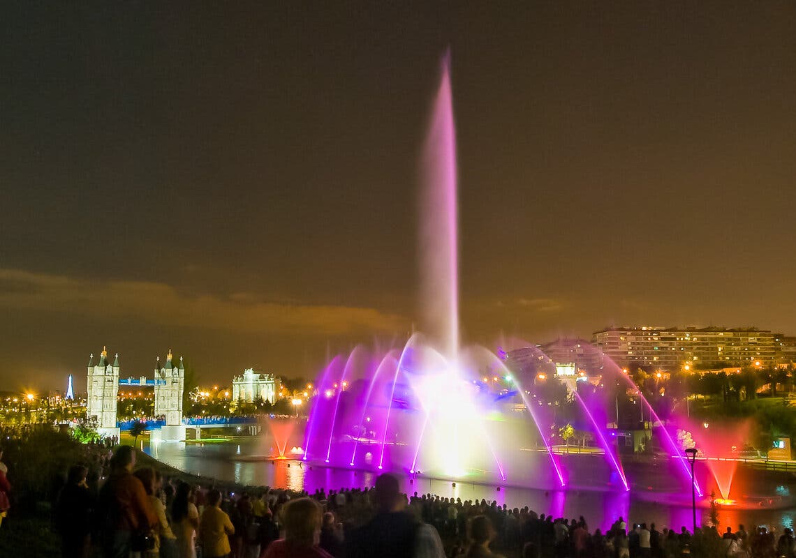 Regresa el Espectáculo Fuente del Parque Europa de Torrejón de Ardoz