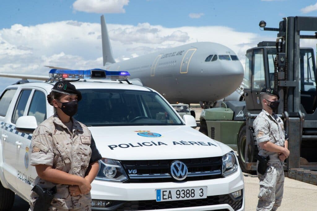 La Base Aérea de Torrejón de Ardoz, preparada para recibir 50 aviones oficiales en cinco horas La Base Aérea de Torrejón de Ardoz, preparada para recibir 50 aviones oficiales en cinco horas