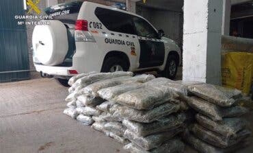 Detenido en Guadalajara por transportar 66 kilos de cogollos de marihuana en una furgoneta 