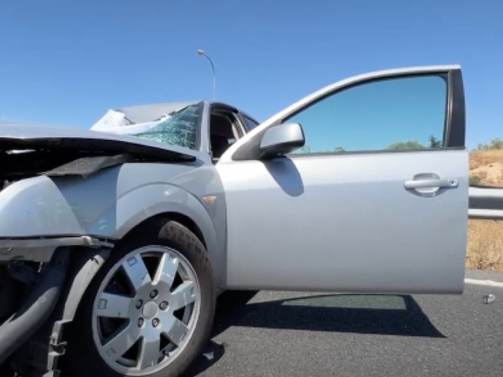 Muere el copiloto de un coche tras chocar contra una grúa en la M-40